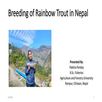 Breeding of Rainbow Trout In Nepal.pptx