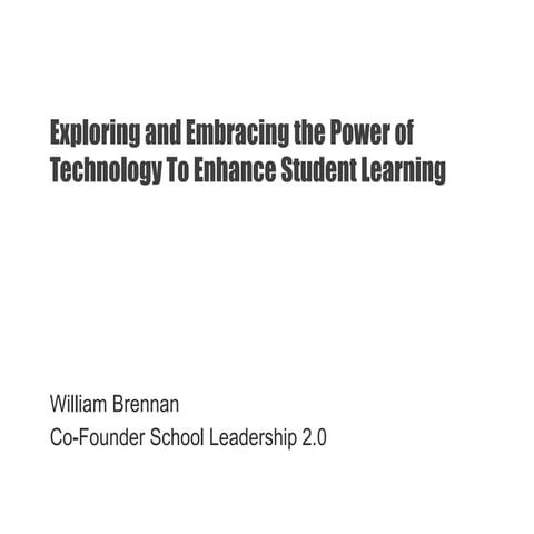 Exploring and Embracing the Power of Technology To Enhance Student Learning