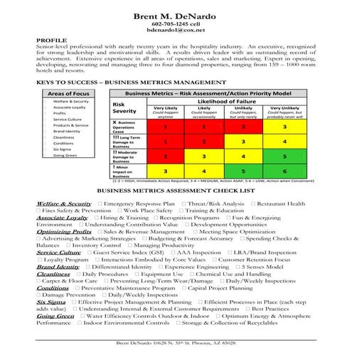 Brent Denardo Resume 2010 08