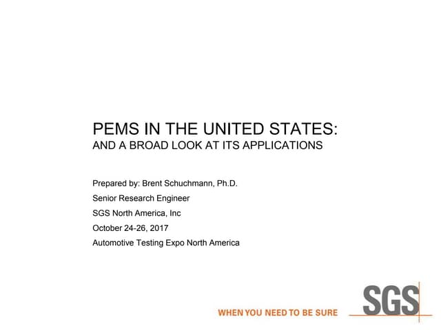 Case Study: Data Analytics and PEMS Testing for a Final Tier 4 Excavator