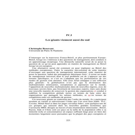 Les géants viennent aussi du sud iv.1 cb 2010 07 relecture