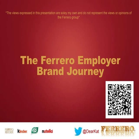 Ferrero Employer Brand Journey 