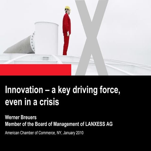 LANXESS' Dr. Werner Breuers on Innovation
