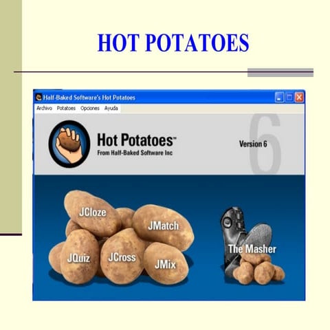 Breve tutorial de Hot Potatoes | PPT
