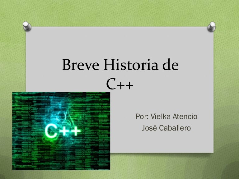 Breve historia de c++