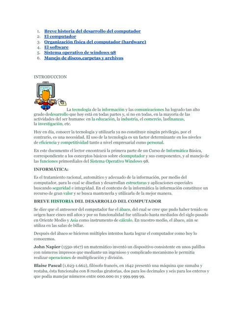 Historia del computador power point | PPT