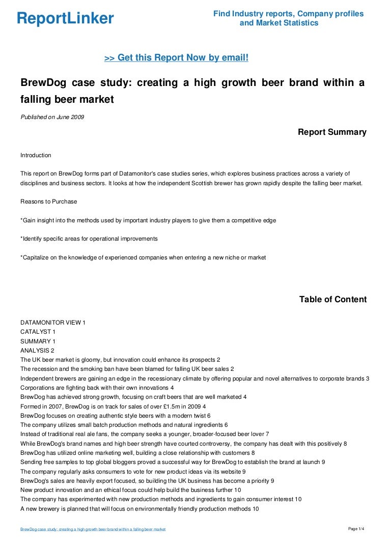 Brewdog business strategy image