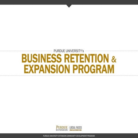 Business Retention & Expansion Program