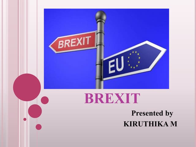 Presentation on Brexit | PPTX