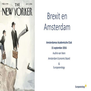 Brexit en amsterdam