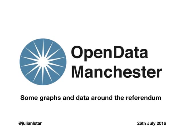 Some graphs and data about the referendum