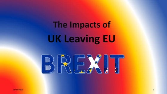 Presentation on Brexit | PPTX