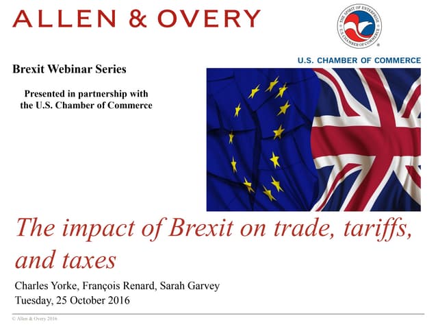 Brexit Webinar Series 2