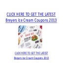 Breyers Ice Cream Coupons 2013 - Printable Breyers Ice Cream Coupons 2013