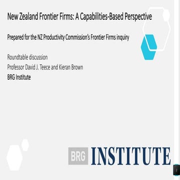 New Zealand Frontier Firms: A Capabilities-Based Perspective