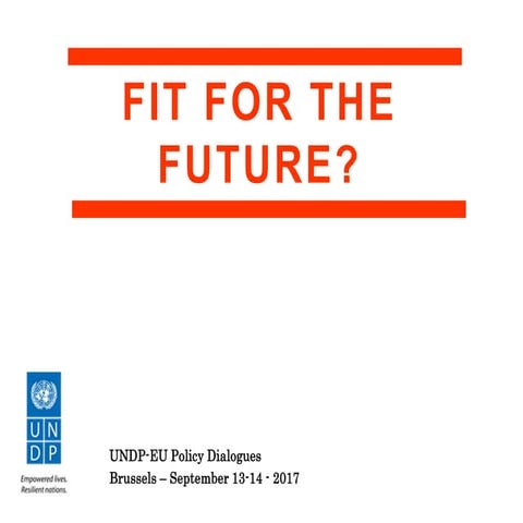 Fit For the Future? UNDP Asia-Pacific and Innovation for Development