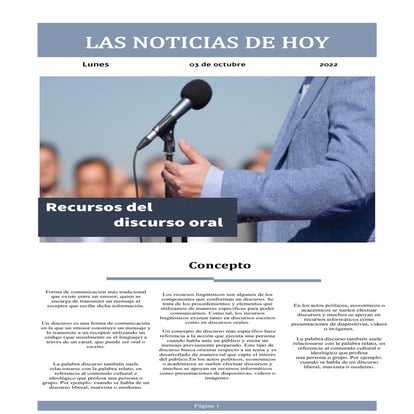  Recursos del discurso oral