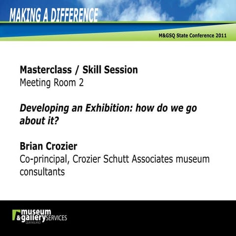 Brian Crozier Masterclass