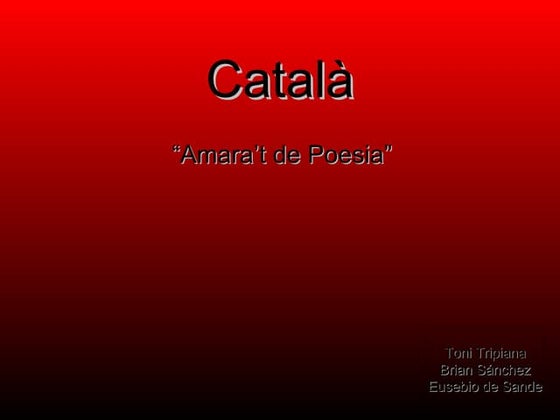 renaixença. jocs florals. los dos estrems adaptat | DOC