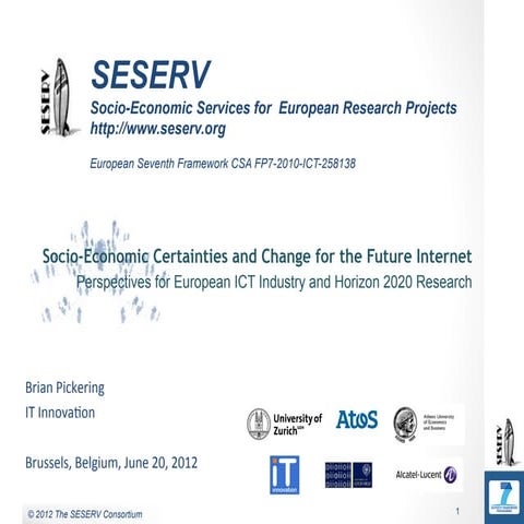 Brian pickering   introduction to seserv - seserv se workshop june 2012
