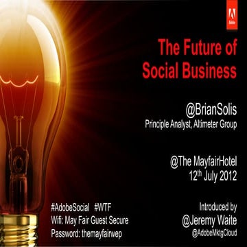 The Future of Social Business