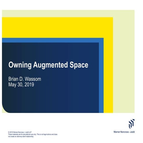 AWE USA 2019: Owning Augmented Space