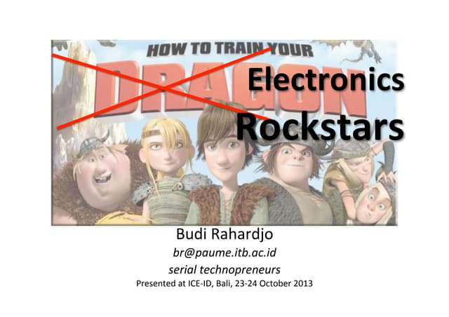 How to Train Electronics Rockstars
