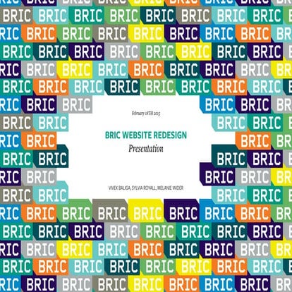 BRIC Website Redesign | PDF