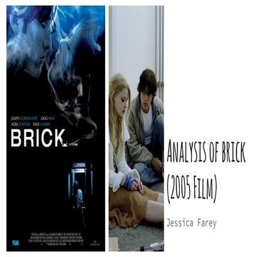 Brick (2005 Film) Analysis