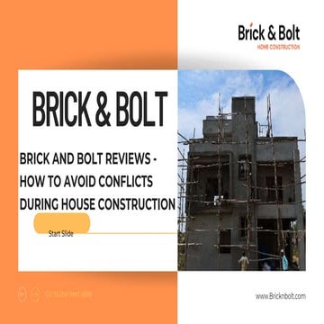 BRICK AND BOLT REVIEWS - HOW TO AVOID CONFLICTS DURING HOUSE ...