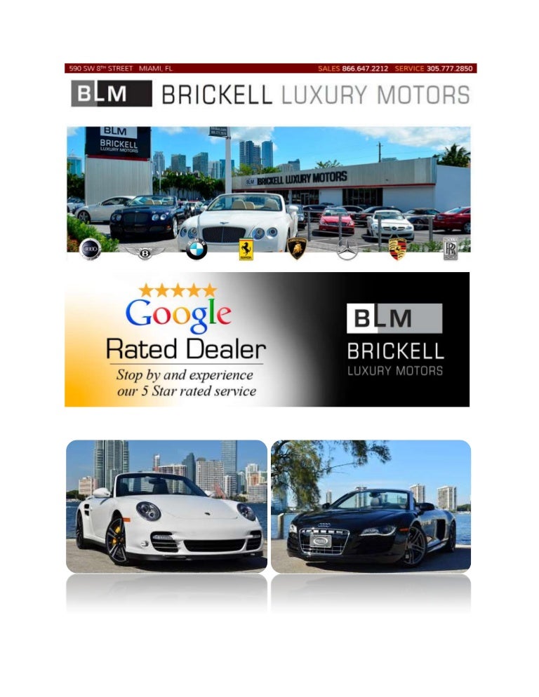 Miami Luxury Cars Brickell luxury motors