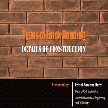Types of Brick Bonding