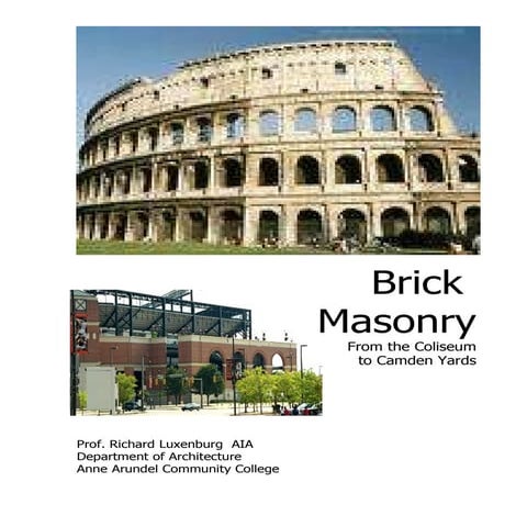 Brick Masonry Part 1