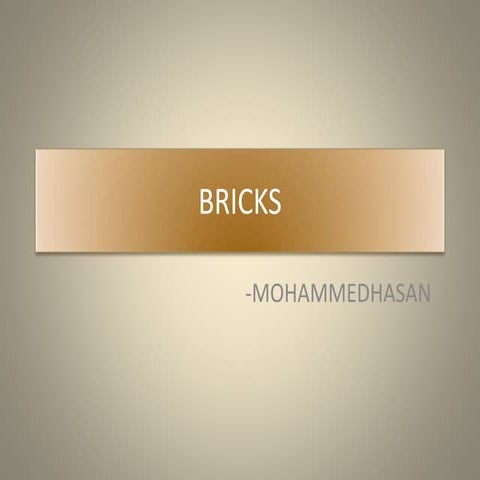 Bricks