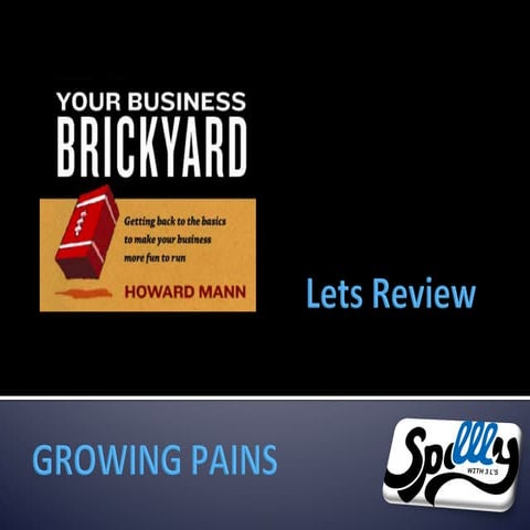 Your Business Brickyard - Howard Mann - a Book review 