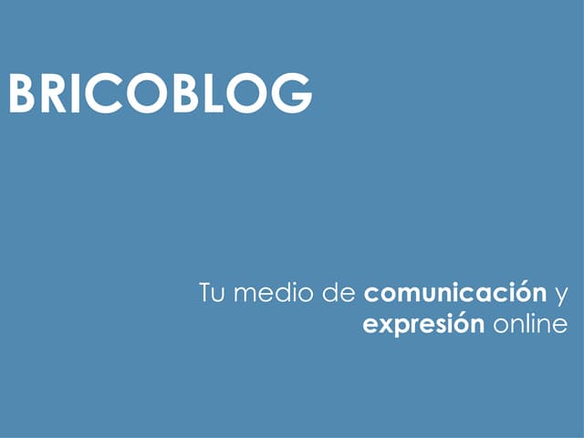 Bricoblog