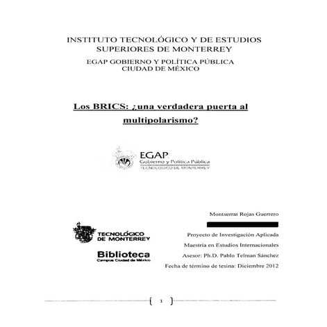 Brics grupo 12 y 13 diapositivas del brics | PDF