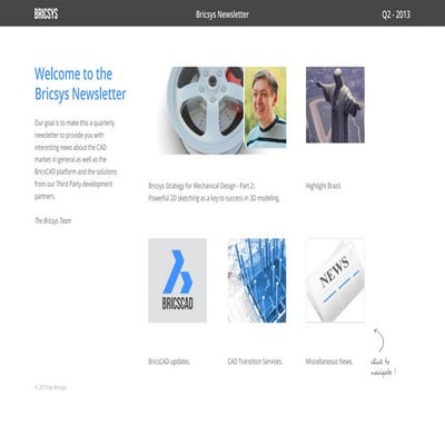 Bricsys Newsletter Q2 2013