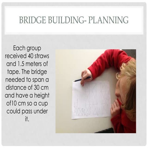 Bridge building  planning