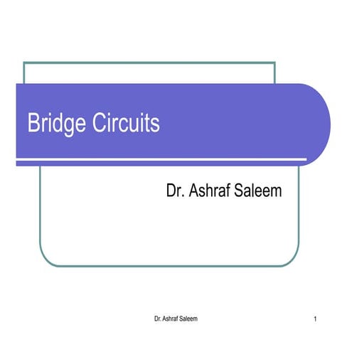 Bridge circuits