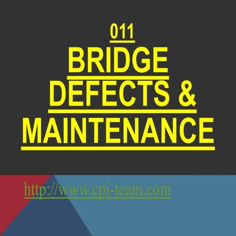 Bridge defects