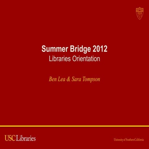 Bridge orientation2012 draft3