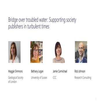 UKSG 2025 - Breakout - Bridge over troubled water -  Supporting society publi...