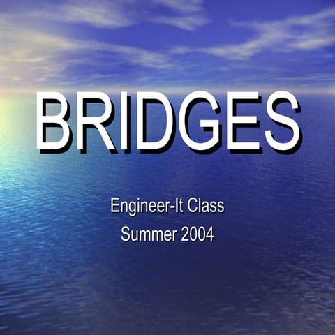 Bridge project