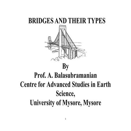 Bridges and their types