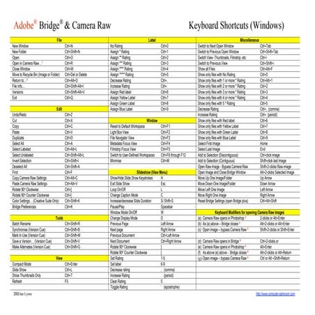 Bridge shortcuts win