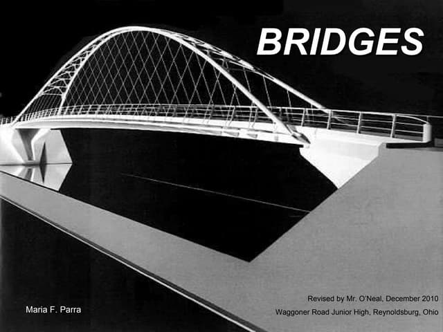 Bridges lecture 101