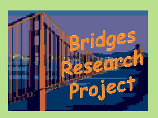 Bridges project outline