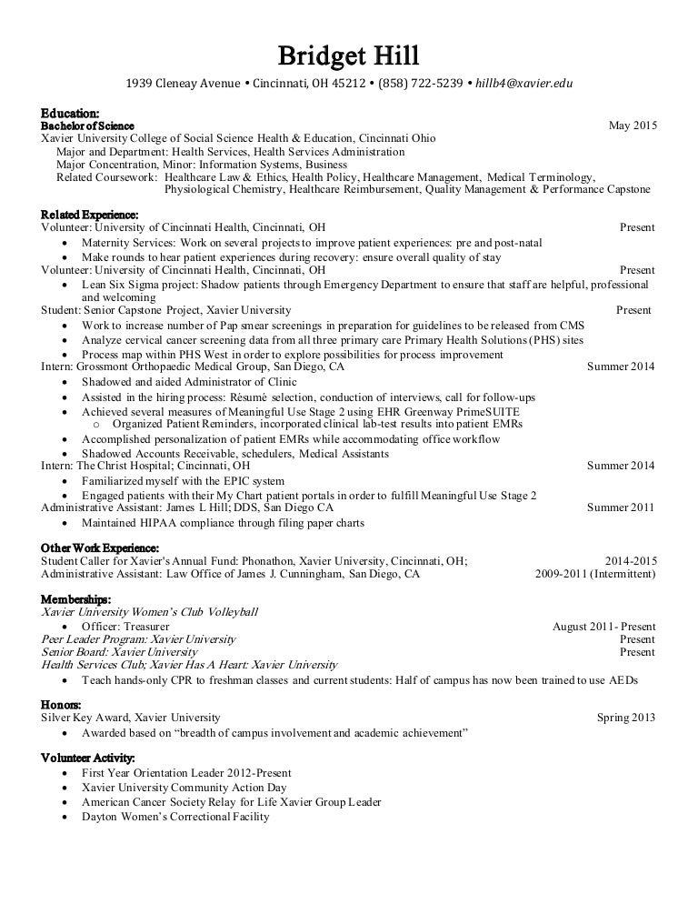 resume current student