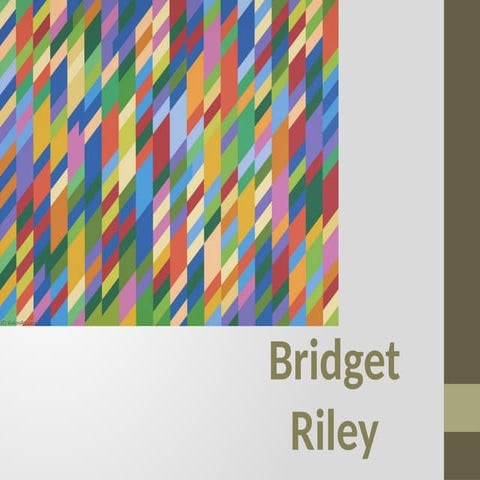 Bridget Riley.pptx   Peintre    anglaise